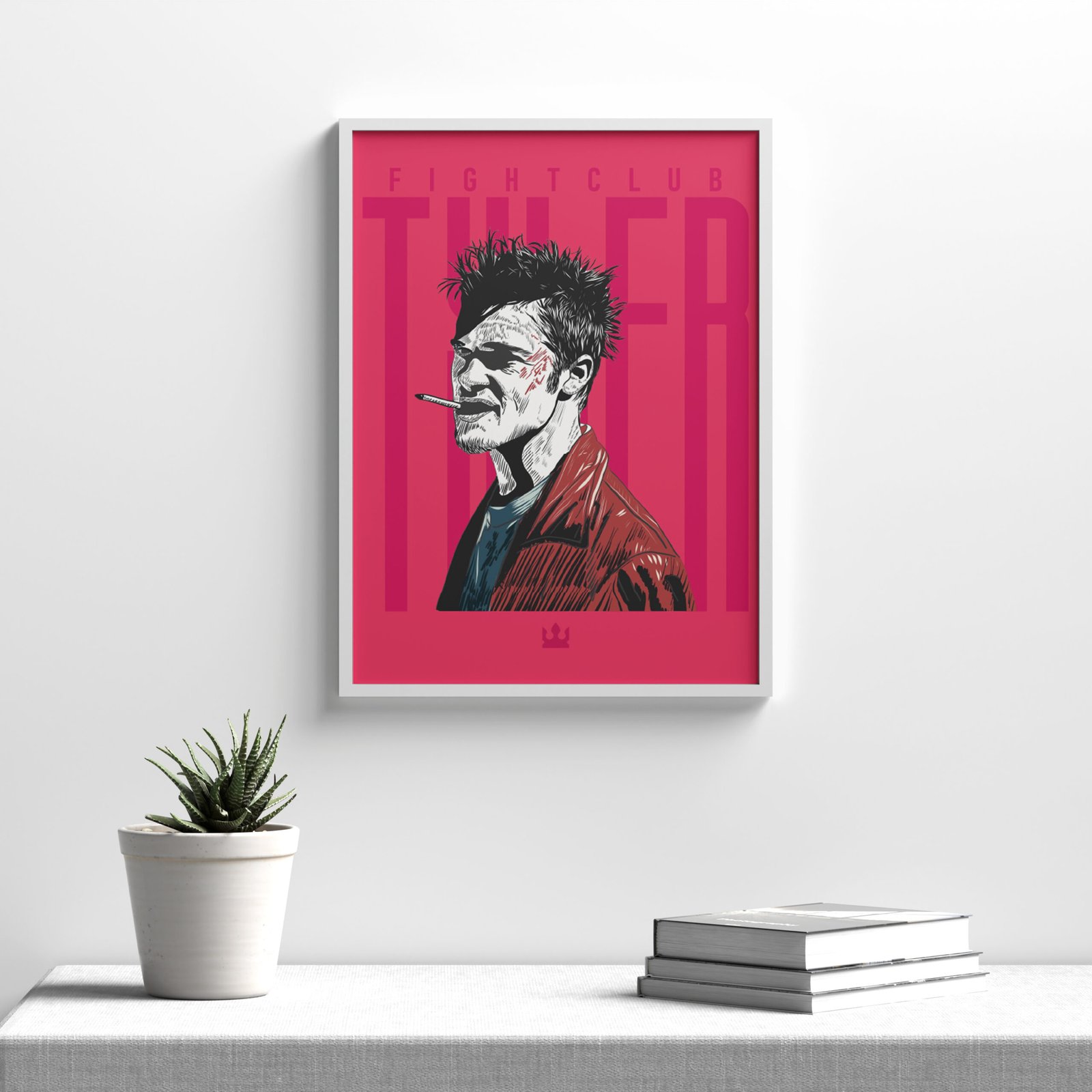 Tyler Durden Temalı Çerçeveli Poster Tablo - Görsel 3