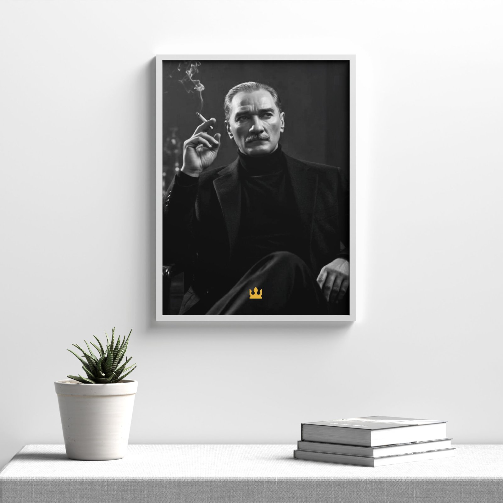 Atatürk Temalı Çerçeveli Poster Tablo - Görsel 2