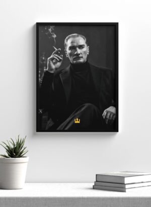 Atatürk Temalı Çerçeveli Poster Tablo