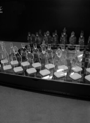 Osmanlı Satranç Seti - Ahşap Çekmeceli Kutu